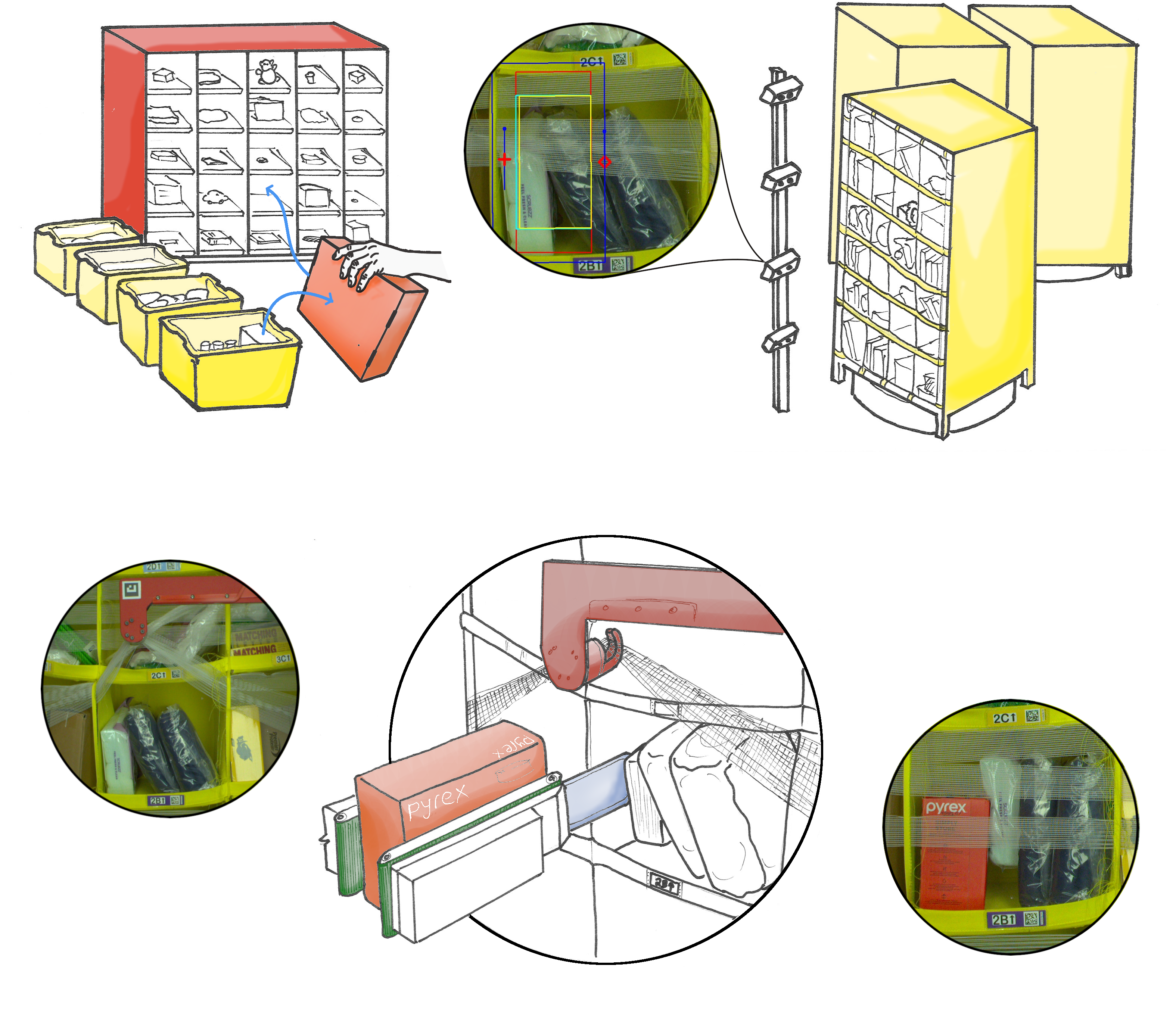 Robotic Packing in Fabric Pods